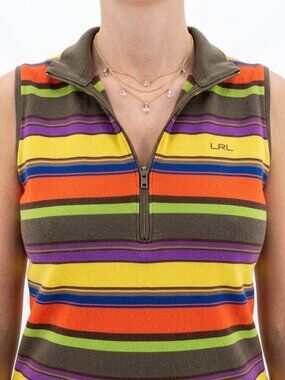 Lauren Ralph Lauren Multicolor Striped Sleeveless Top